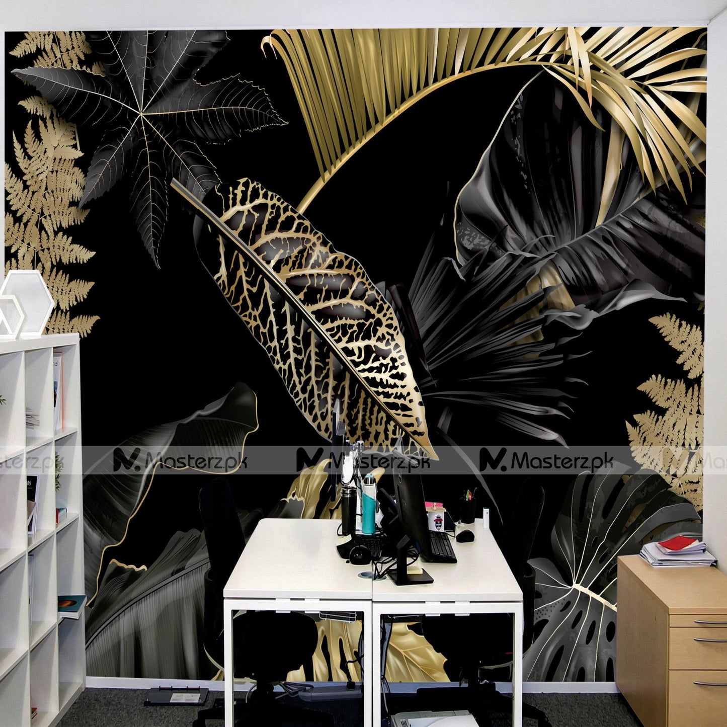 Classy Black Foliage| Wall Decal