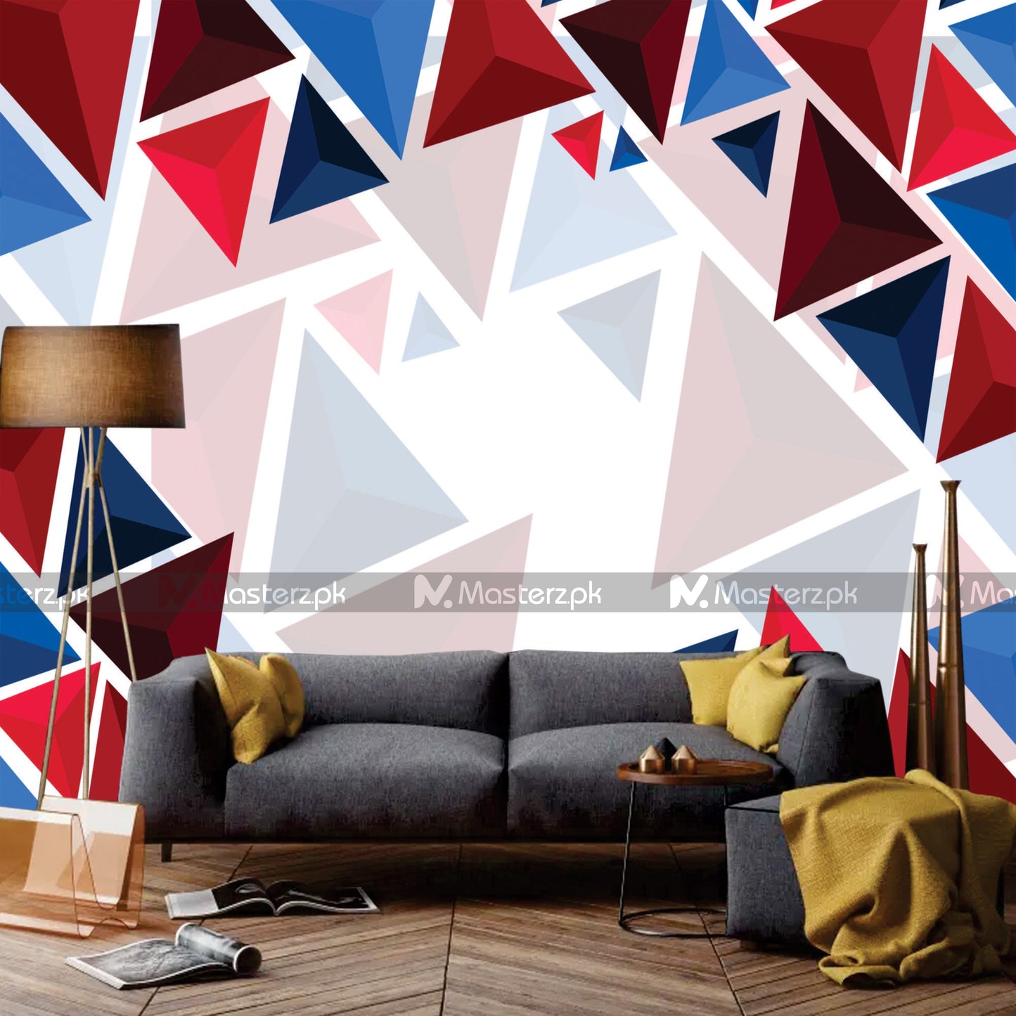 Sharp Color Mosaic Textured| Wall Decal