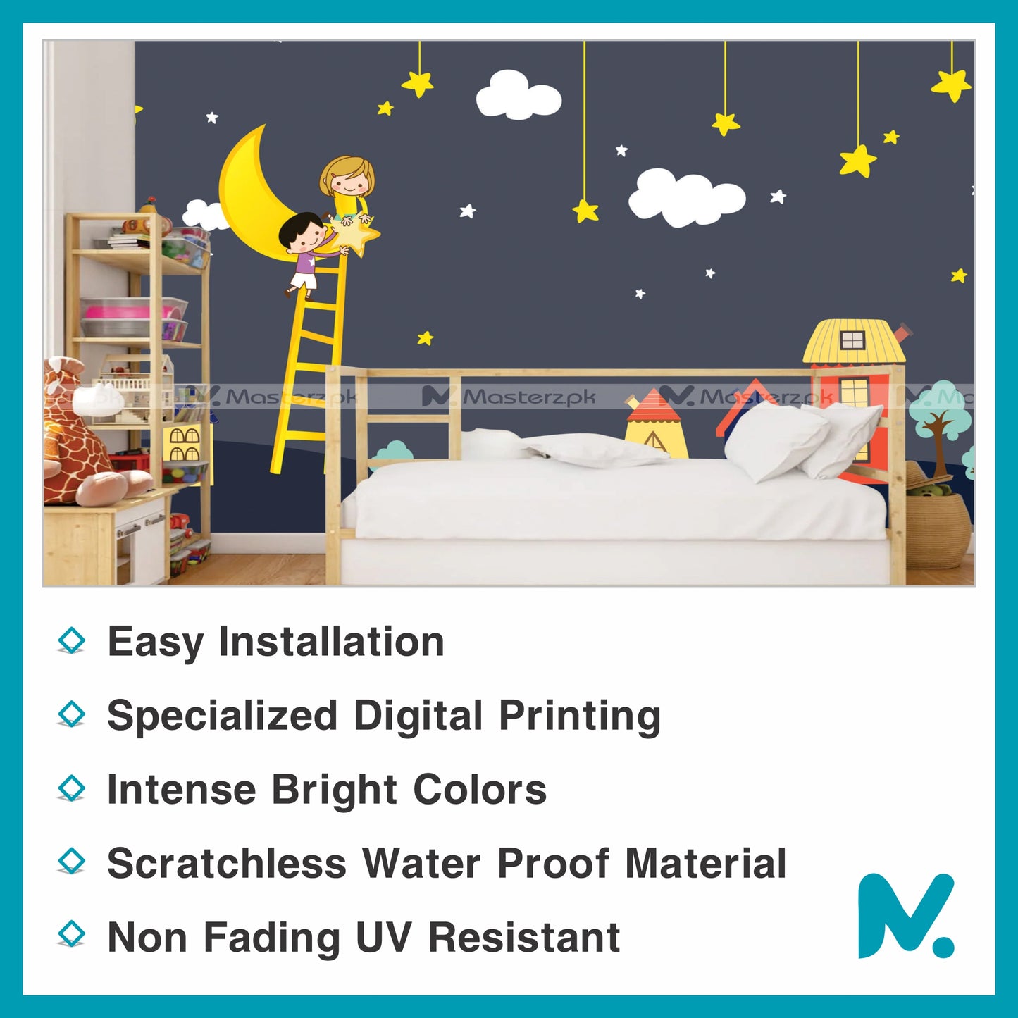 Starry Night |Playful | Wall Decal