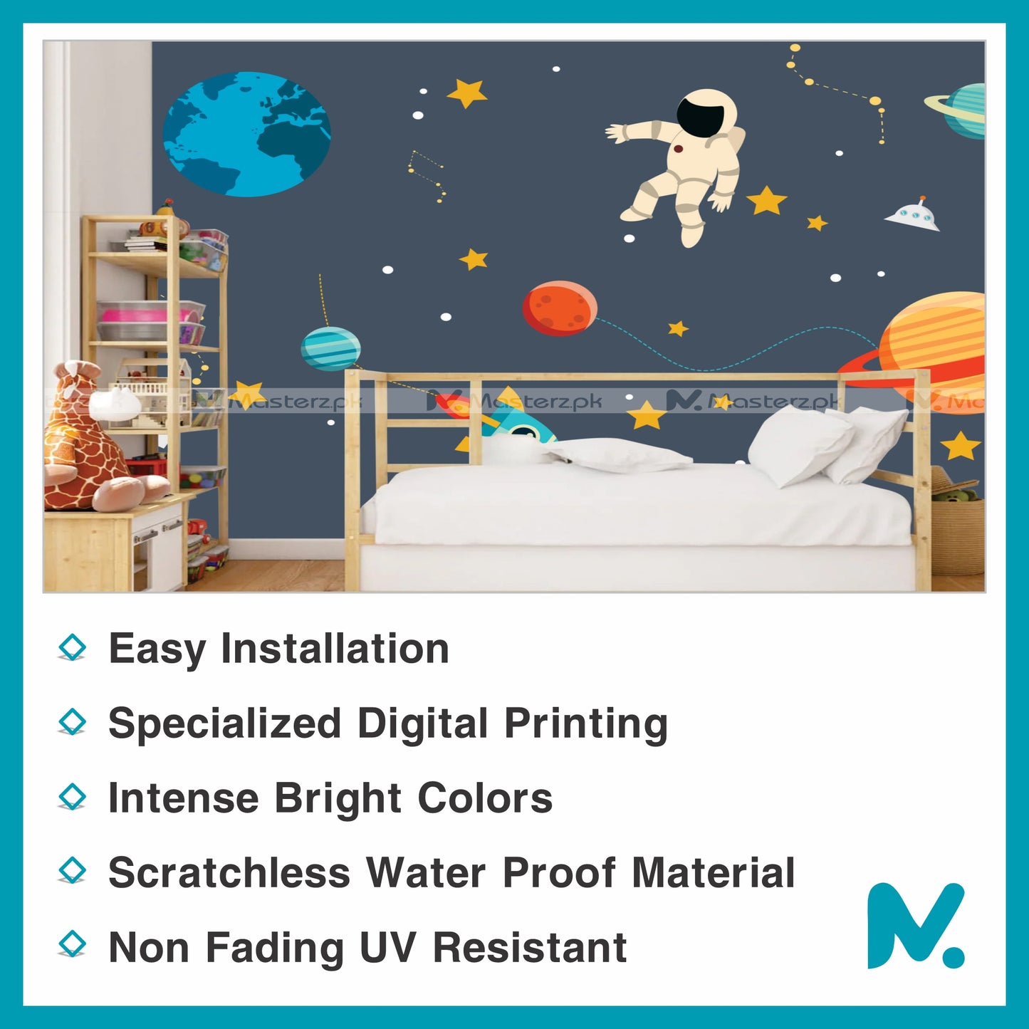 Space Themed Astronaut| Wall Decal