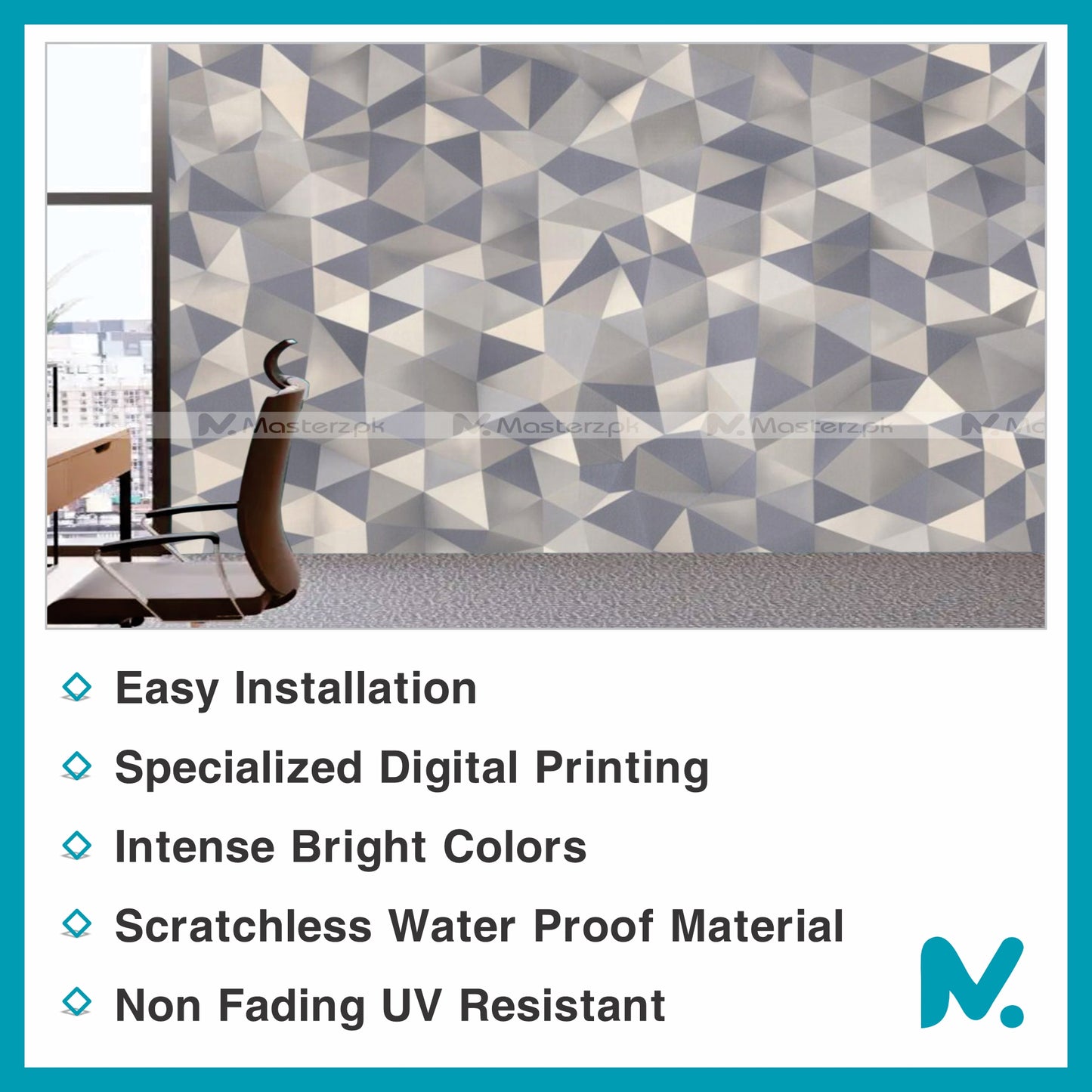 Vector Style Abstract| Wall Decal