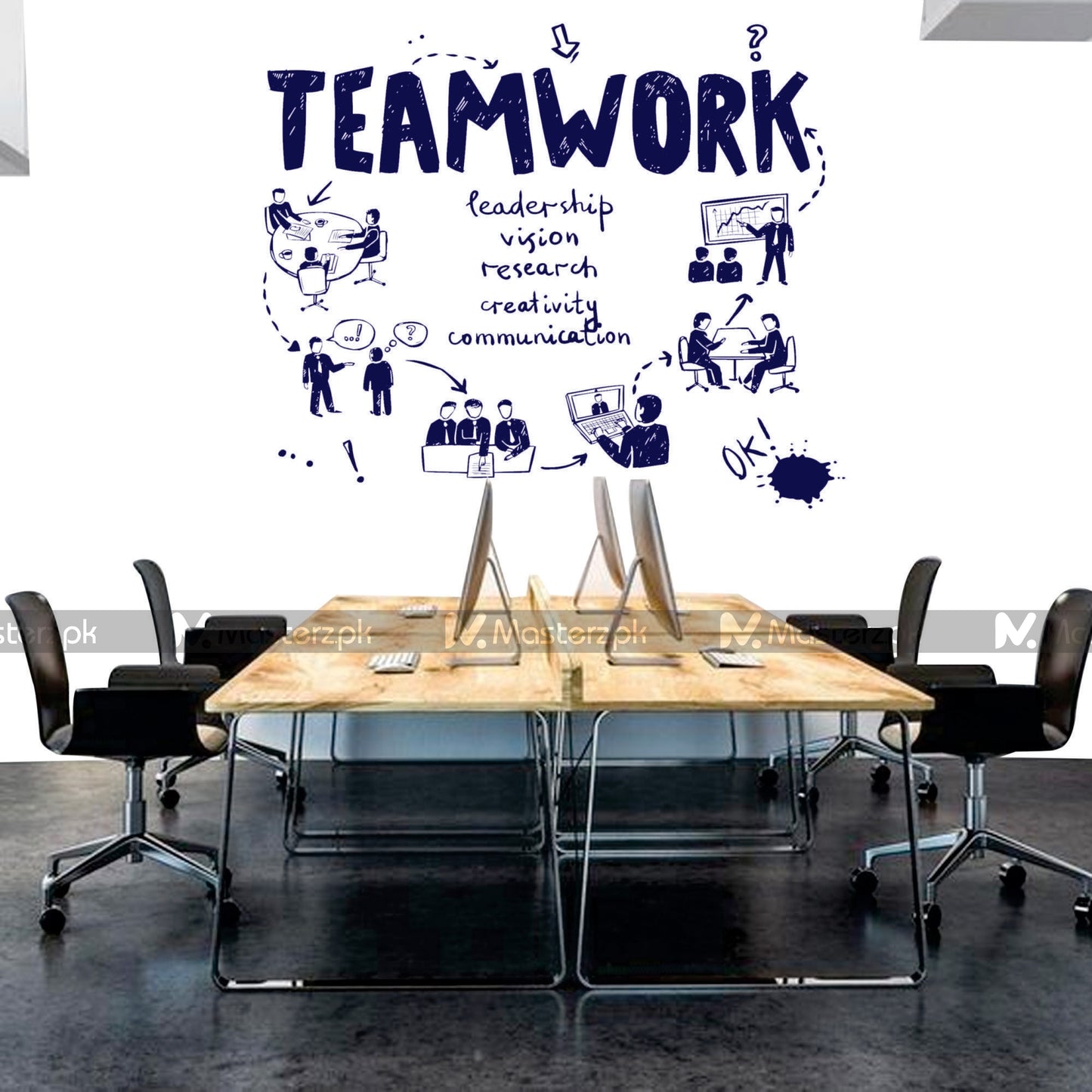 Teamwork Triumph| Wall Decal