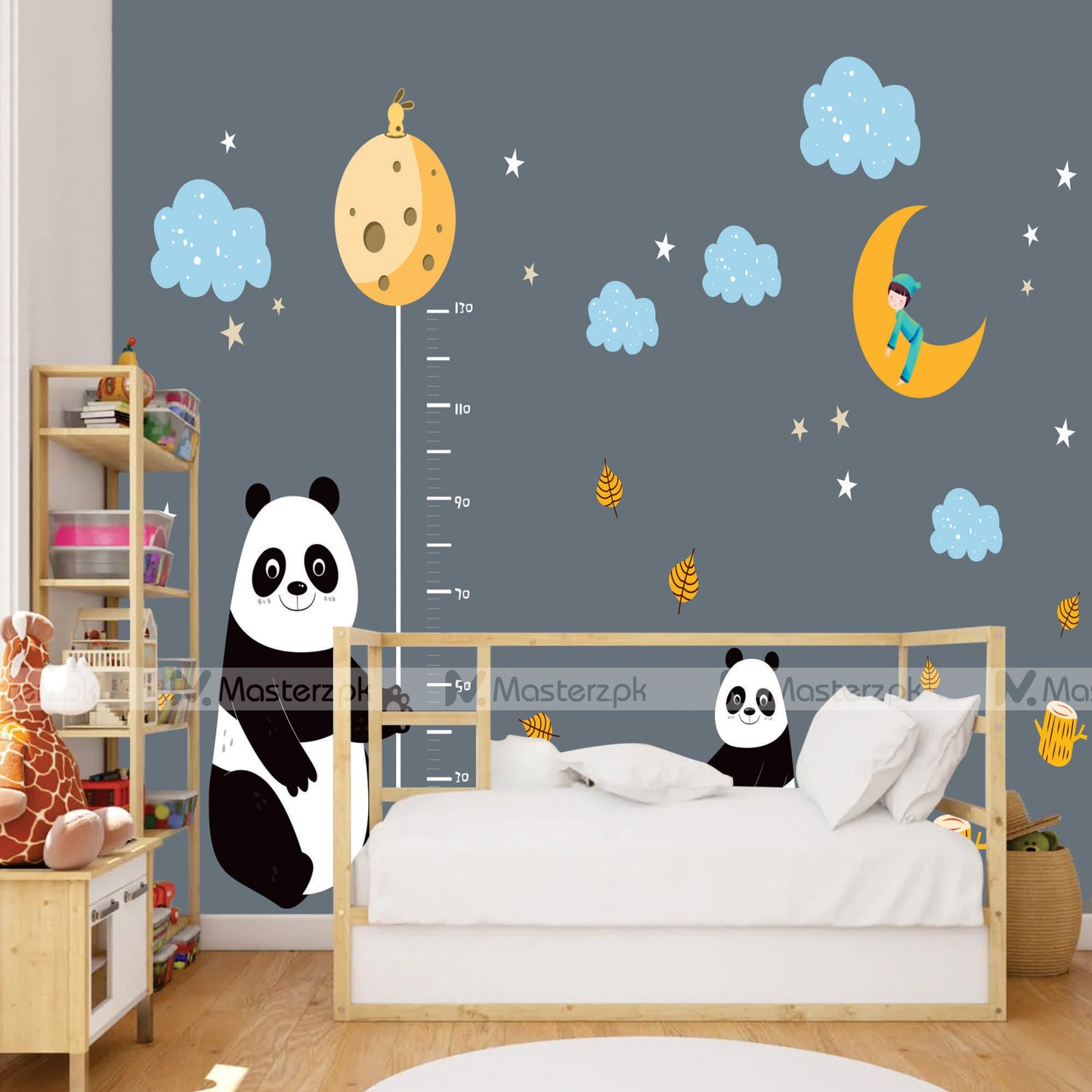Panda Height Scale | Wall Decal