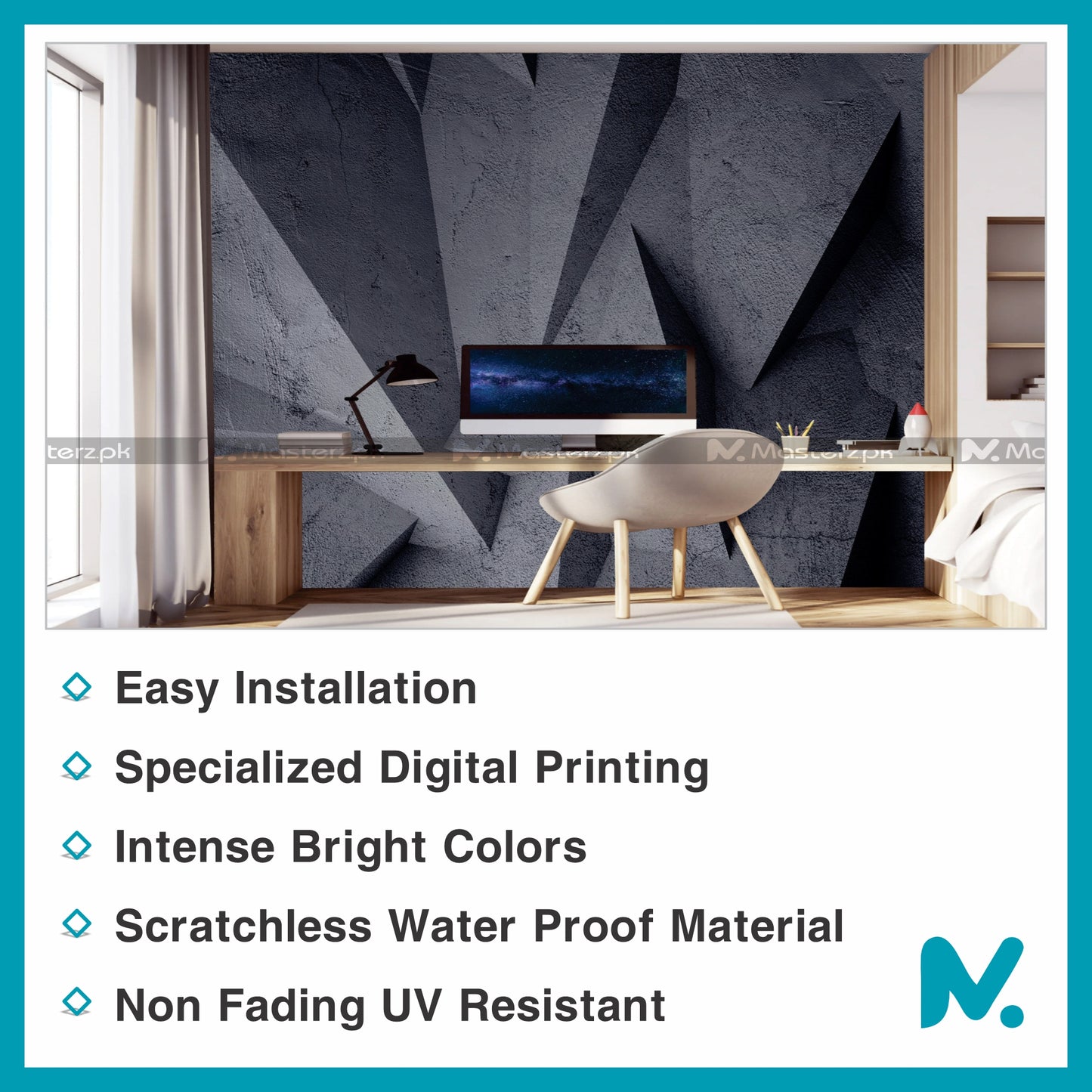 Edifice Styled 3d Abstract| Wall Decal