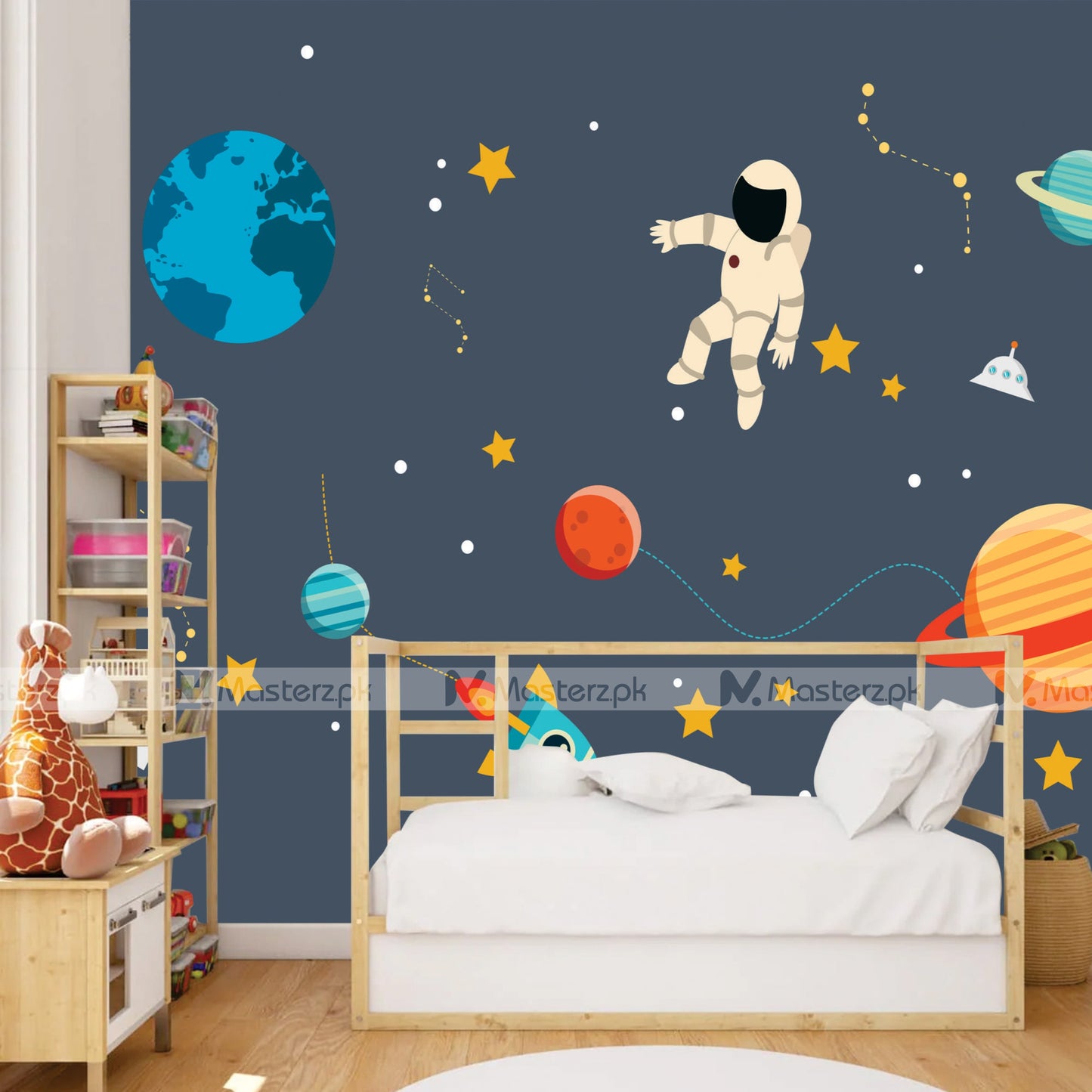 Space Themed Astronaut| Wall Decal