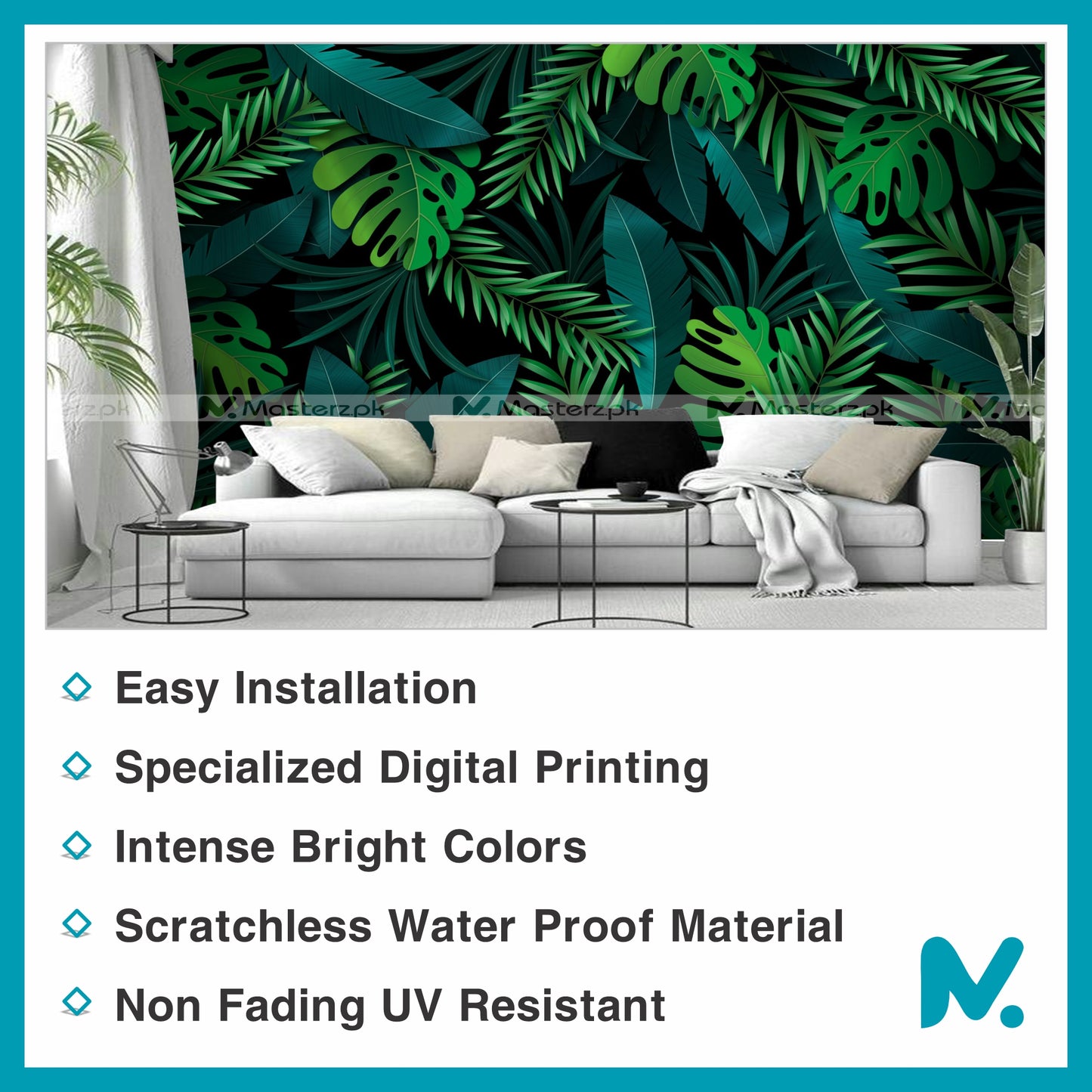 Serene Greenery| Wall Decal