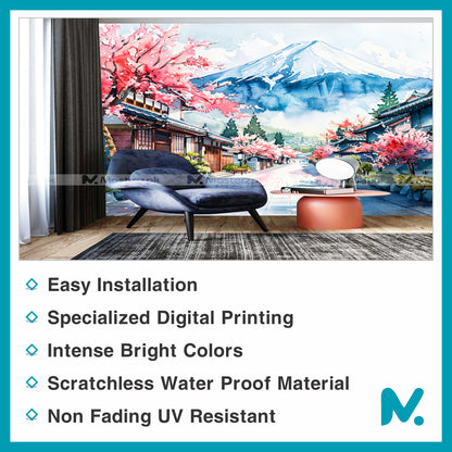 Mystic Mountain Trail Nature| Wall Decal