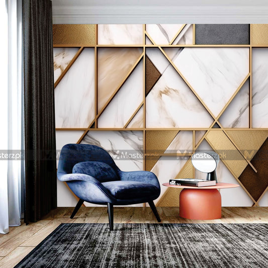 Brown n White Wooden Style| Wall Decal