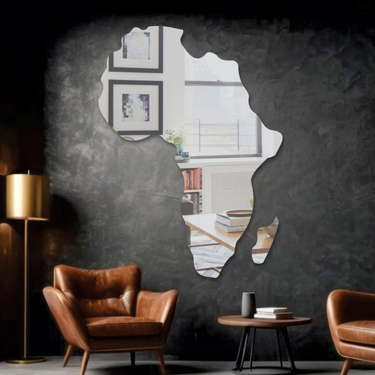 Map Shaped Mirror Maéstro