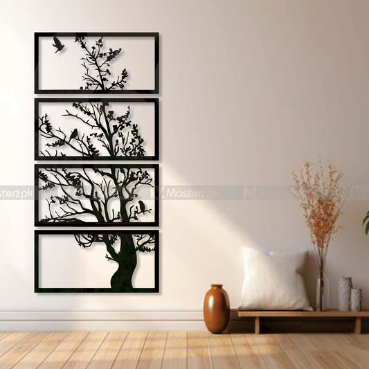 4 Panel Ornamental Tree Maéstro