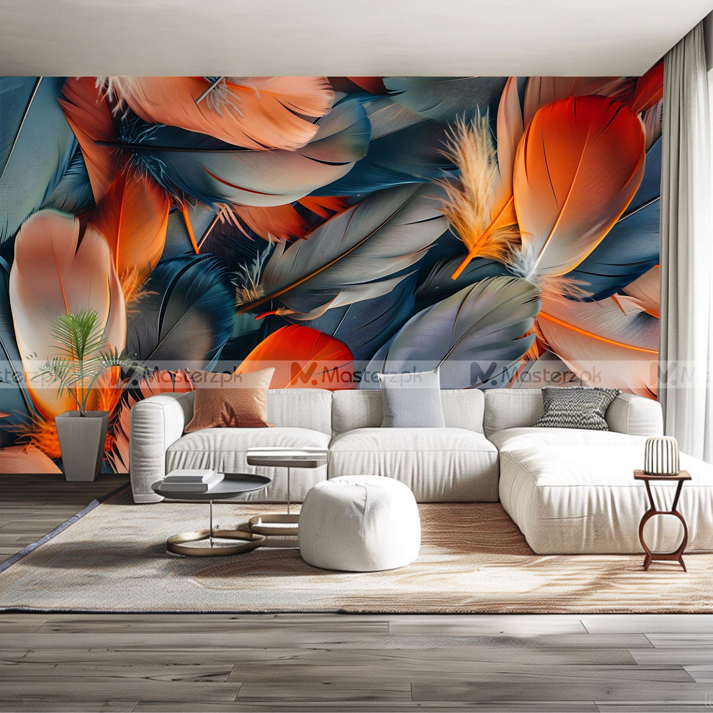 Ethereal Feathers Nature| Wall Decal