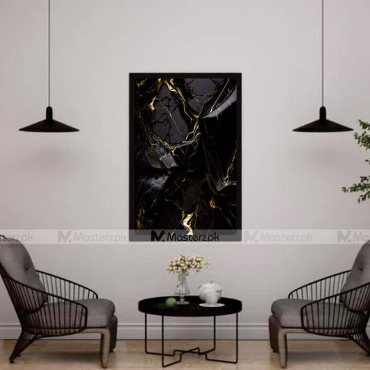Black and Gold Marble Framaéstro