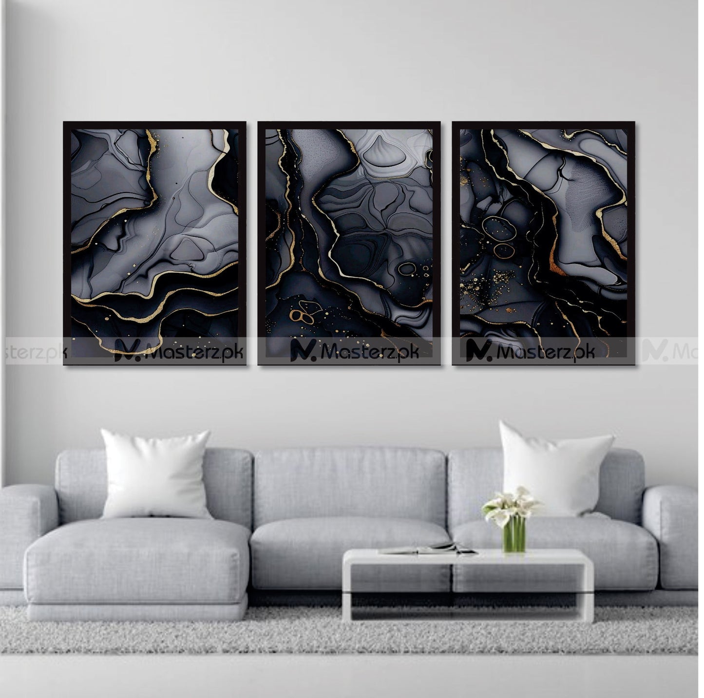 Set of 3 Smokey Black Framaéstro