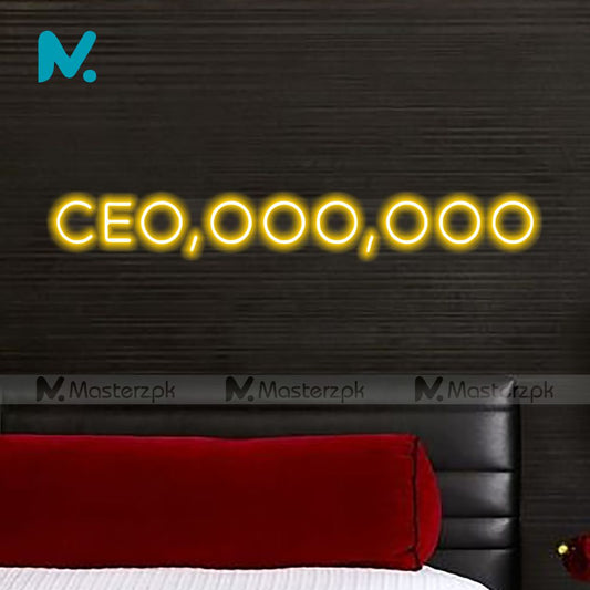 CEO Money Holic| Office Neonstró