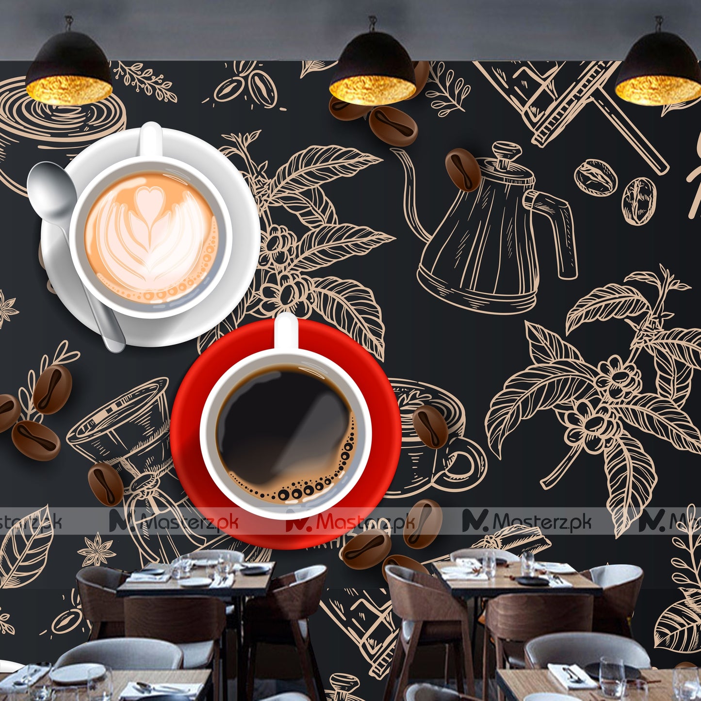 Caffeine Addicts Coffee Shop| Wall Decal