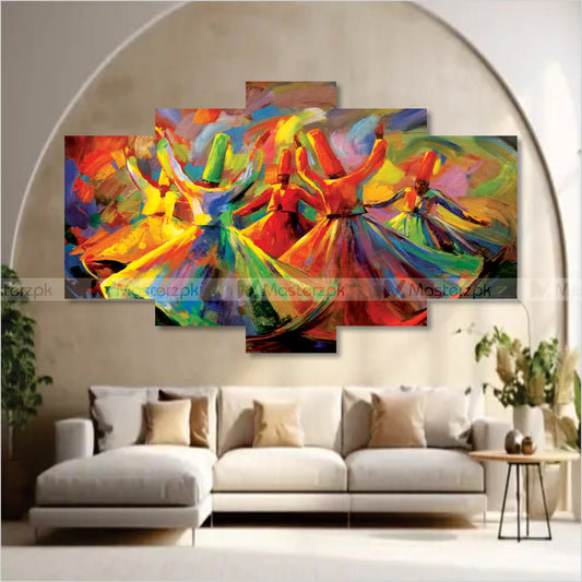 5 Panel Spiritual Dancers Framaéstro