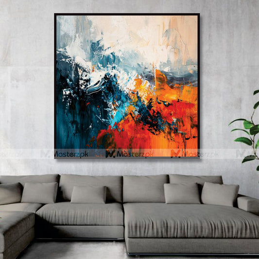 Vibrant Abstract Ocean Framaéstro