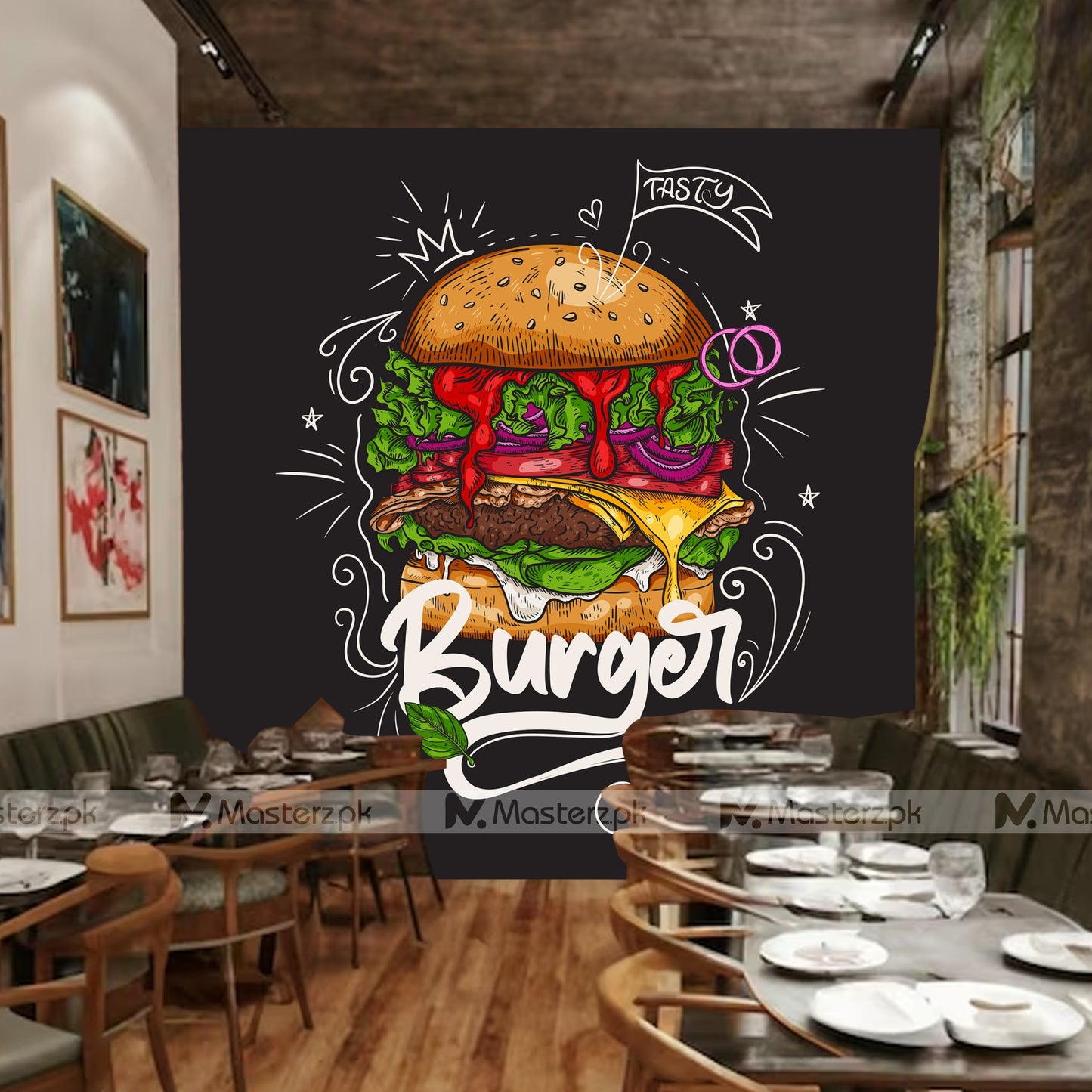 Burger Lover’s| Café Wall Decal