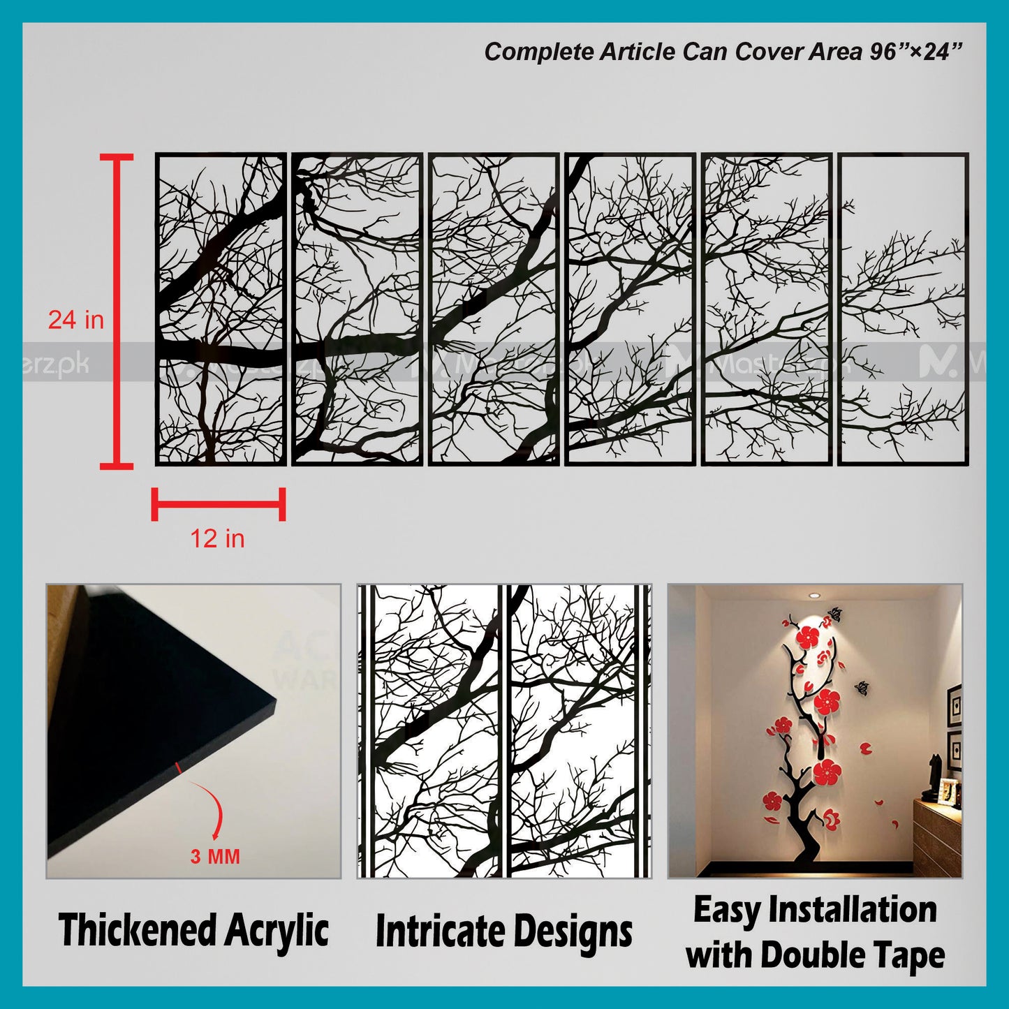 6 Panel Fall Tree Maéstro