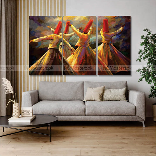 3 in 1 Sufi Dancers Framaéstro