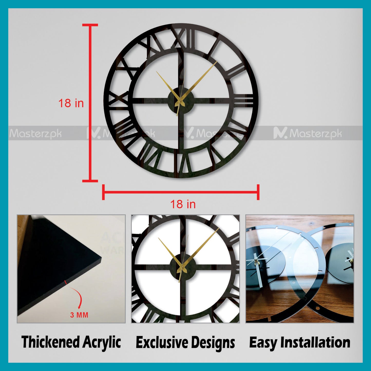 Elegant Style Clock Maéstro