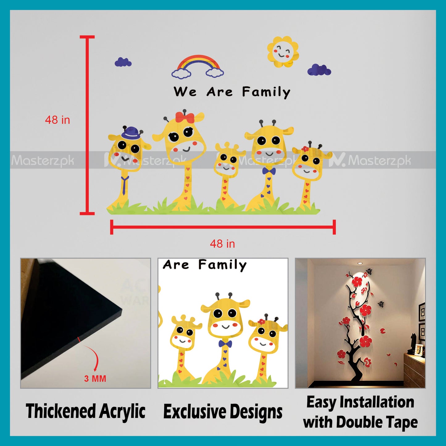 Giraffee Family Kidstró
