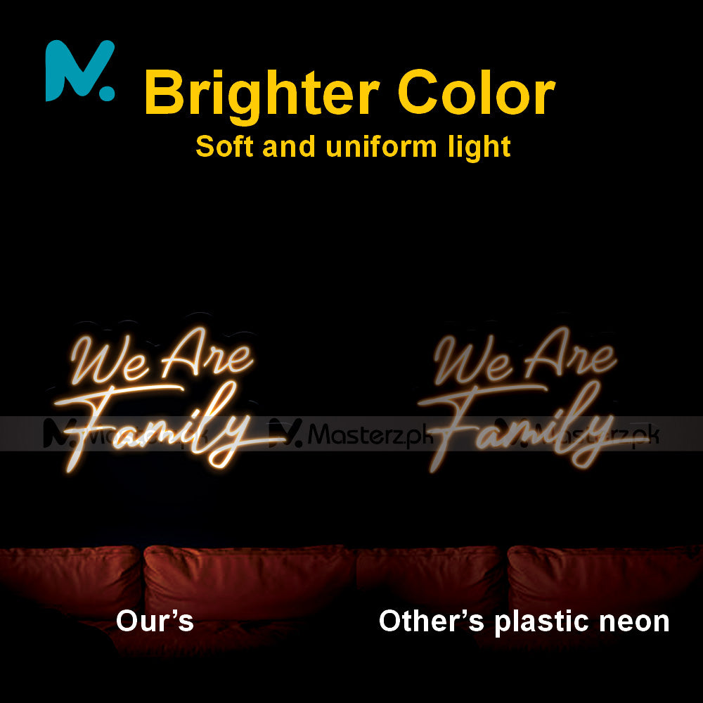 We Are Family| Living Room Neonstró