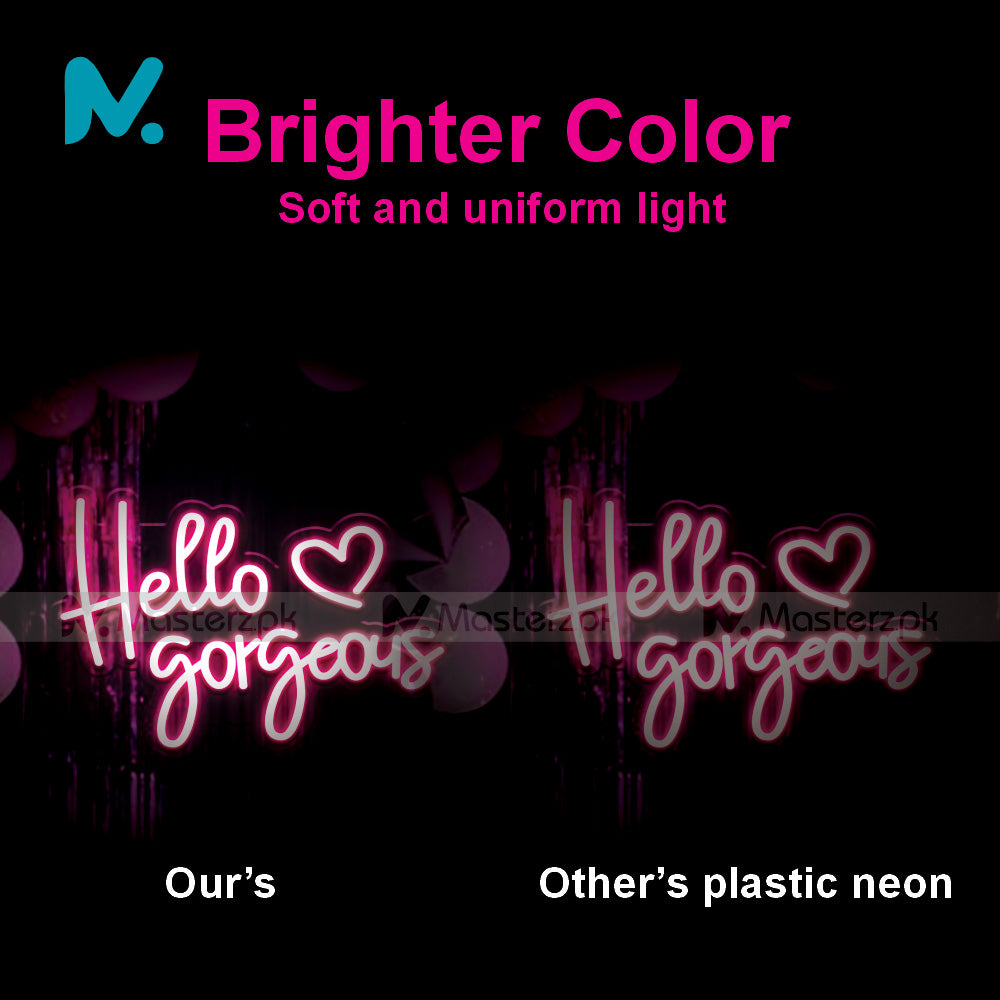 Hello Gorgeous| Salon Neonstró