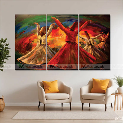 3 Panel Rumi Sufism Framaéstro