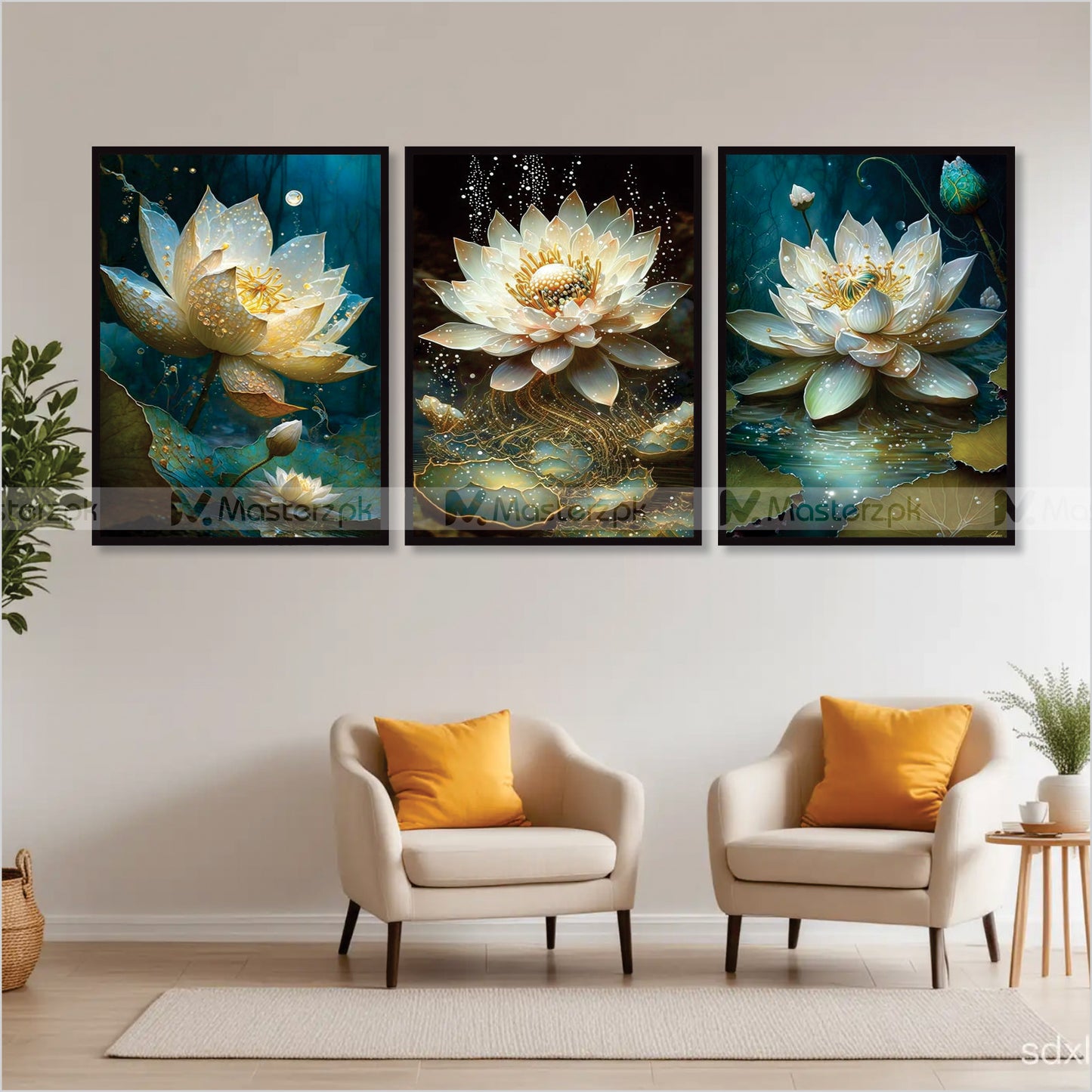 Set of 3 Blooming Flower Framaéstro