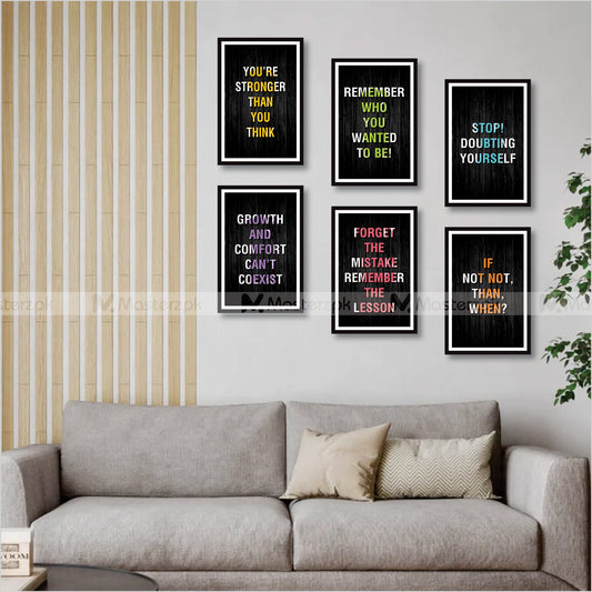 Set of 6  Growth and comfort  Framaéstro
