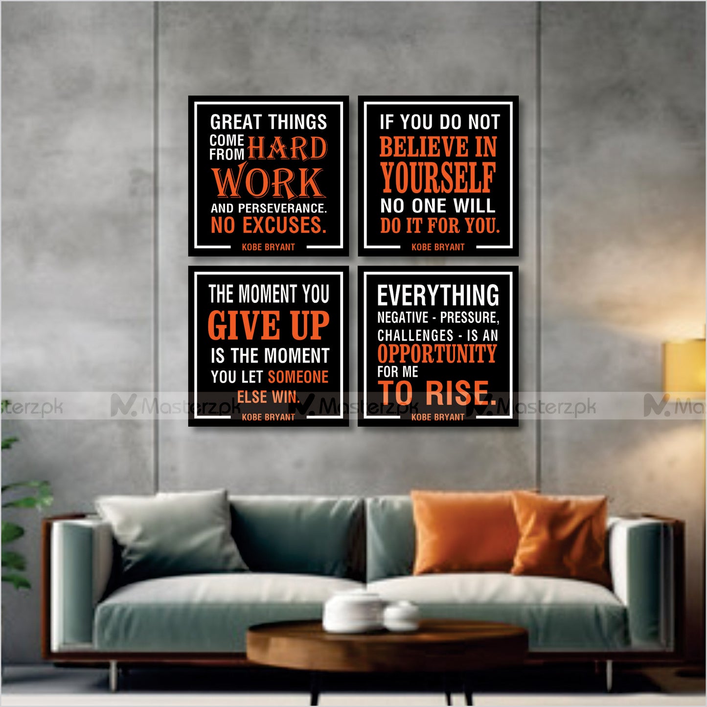 Set of 4 Motivational Framaéstro