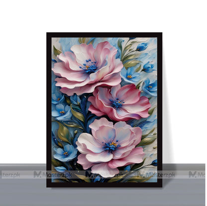 Pink floral Abstract Framaéstro
