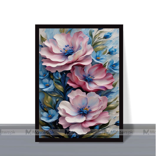 Pink floral Abstract Framaéstro