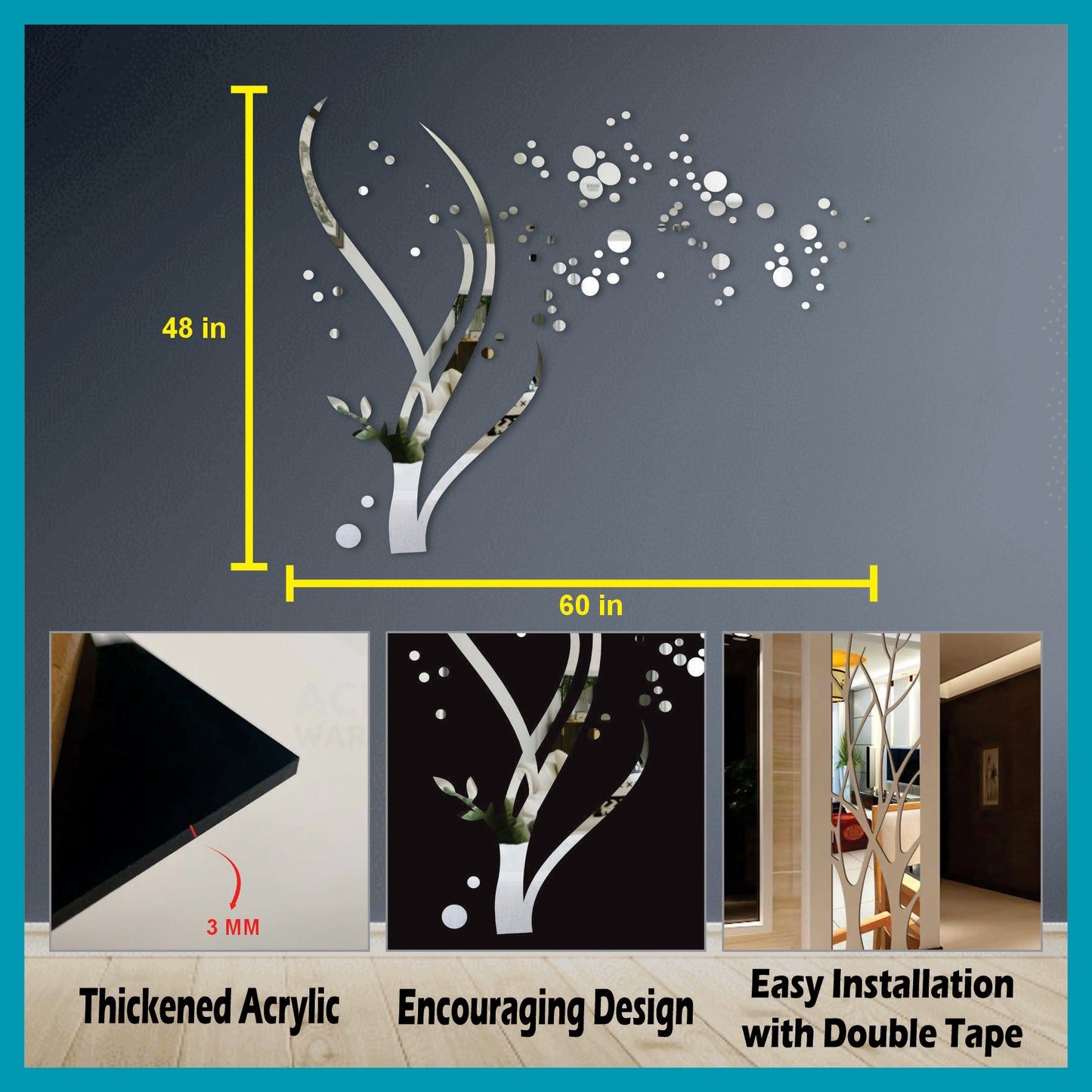 Embellished Tree Mirror Maéstro