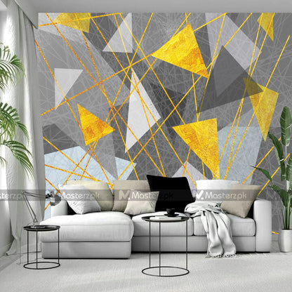 Fluky Triangular Abstract| Wall Decal