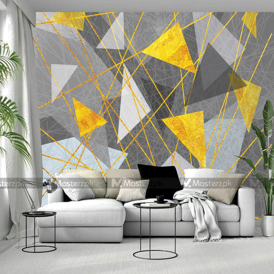 Fluky Triangular Abstract| Wall Decal
