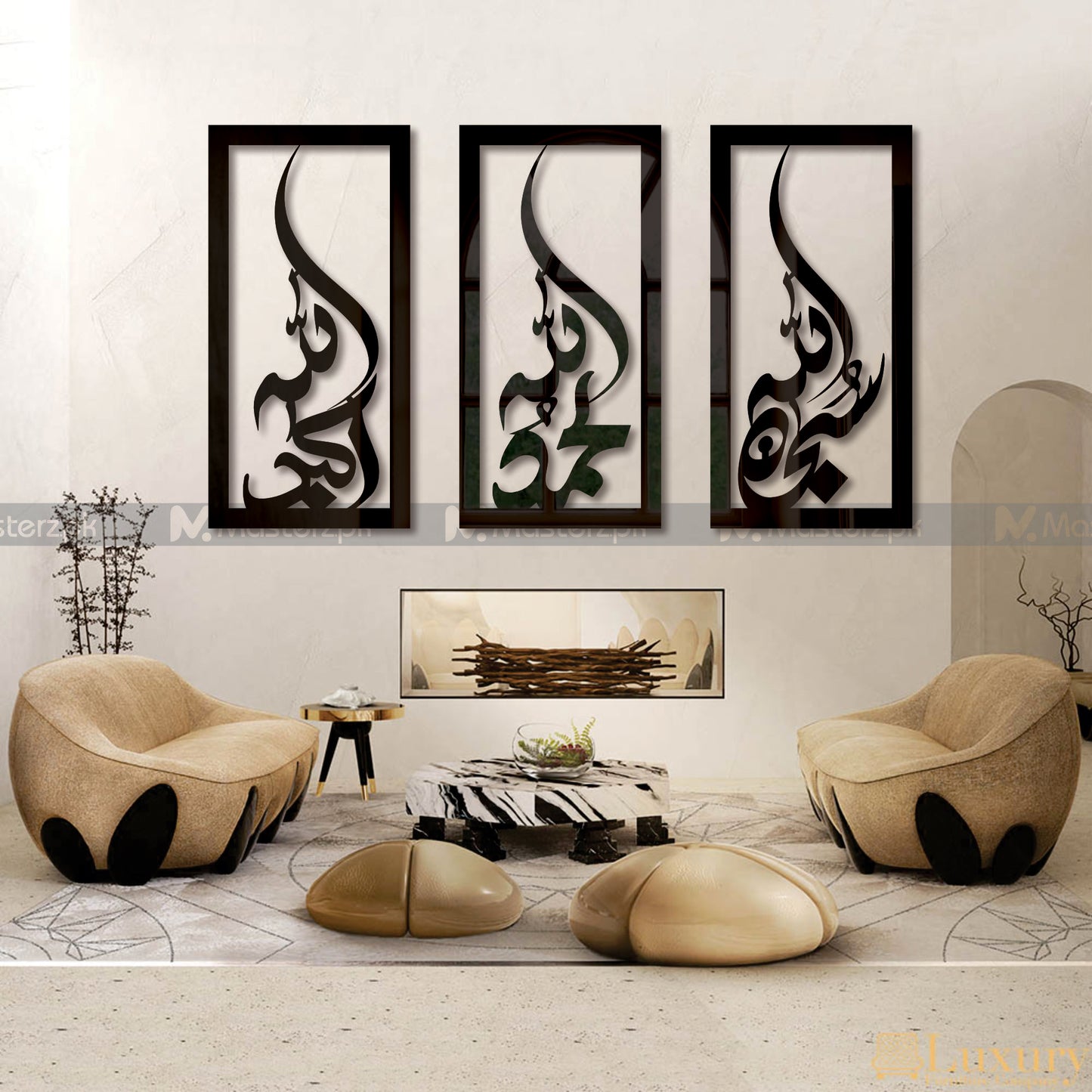 3 Panel Tasbih Islamic Maéstro