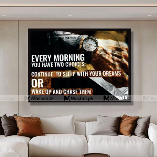 Morning Choices| Framaéstro