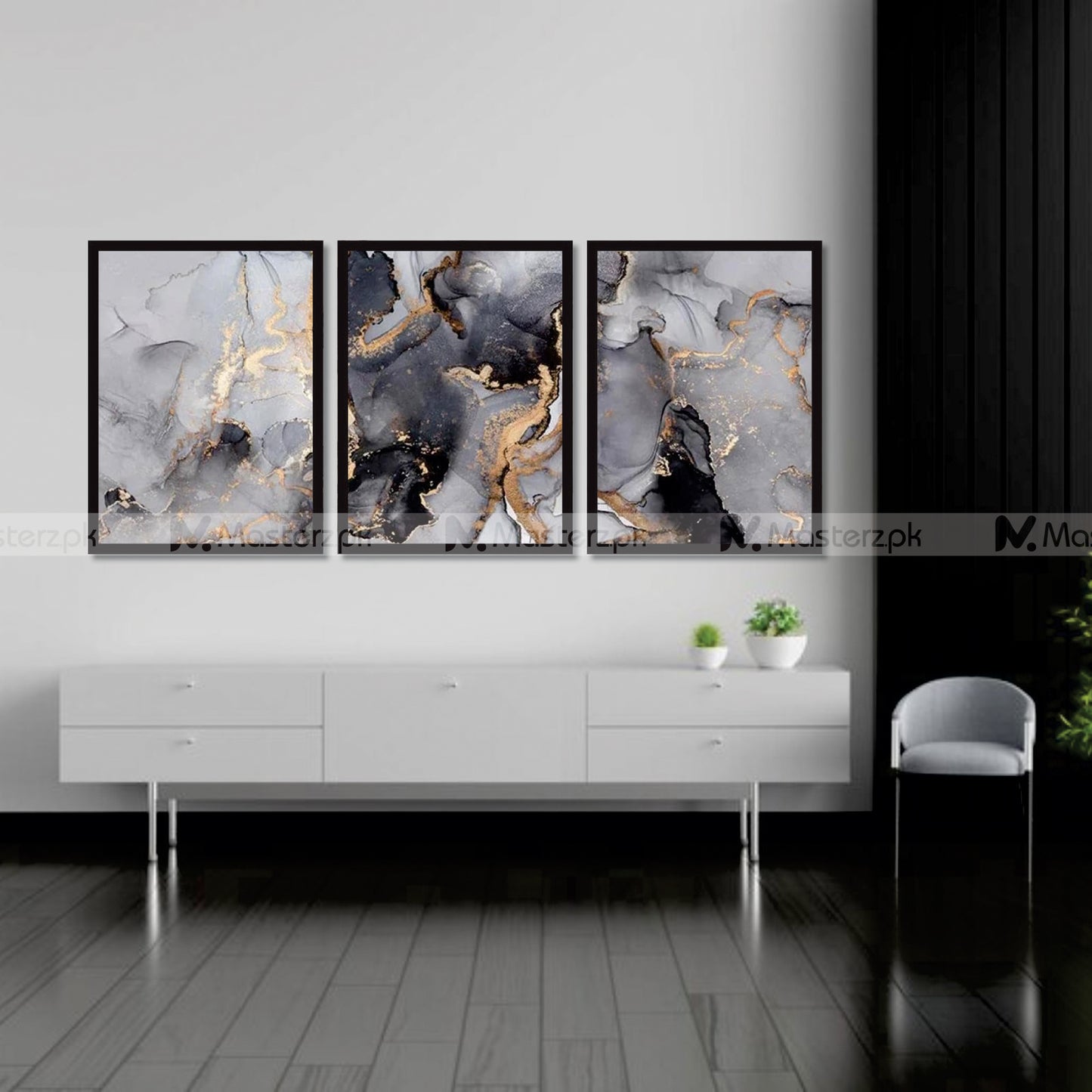 Set of 3 Grey Smokey Framaéstro