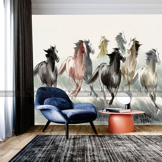 Sprinting Horses| Wall Decal