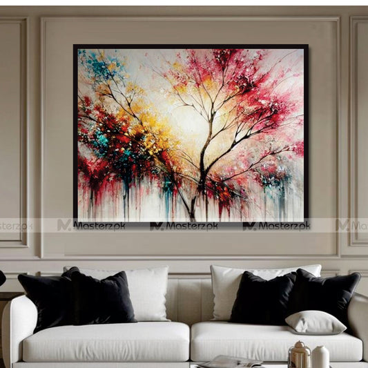 Colorful Tree Art Framaéstro
