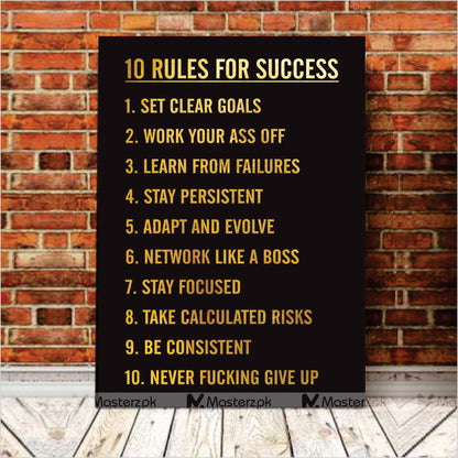 Rules For Success Framaéstro