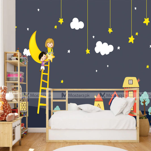 Starry Night |Playful | Wall Decal