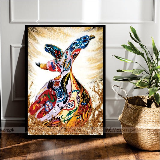 Crayon Sufi Painting Framaéstro