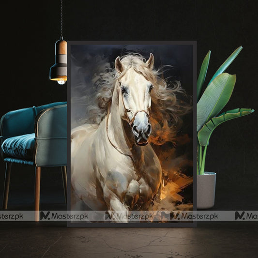 Retro White Horse Framaéstro