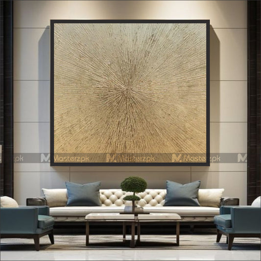 Gold Leaf Art Abstract Framaéstro