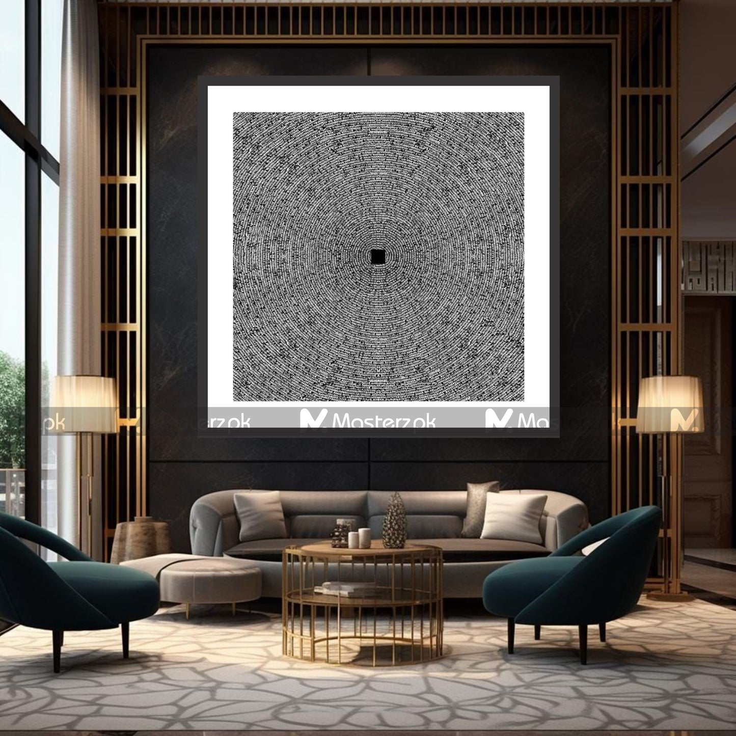 Kaaba Art Abstract Framaéstro
