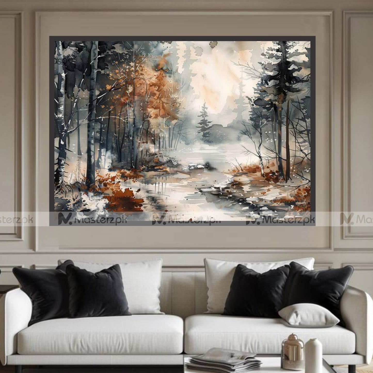 MISTY AUTUMN FOREST PATH STYLE  Framaéstro
