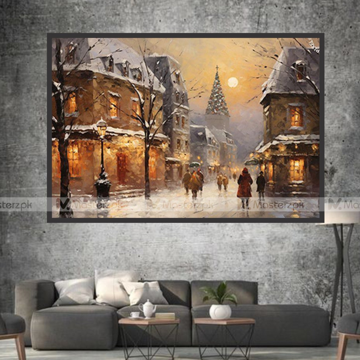 SNOWY STREET ARTISTITIC Framaéstro